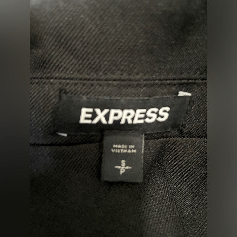 Express Black Double-Breasted Dress - Picture 8 of 9